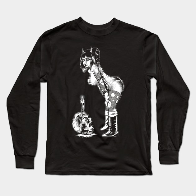 Evil and sexy Long Sleeve T-Shirt by wildsidecomix